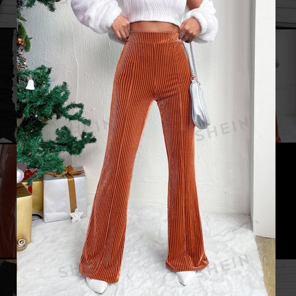 SHEIN Pants - Copper Flare Leg Pants